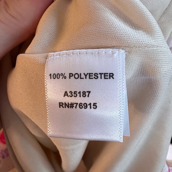 Appleseeds blouse beige/pink floral Size 1X - Picture 6 of 6